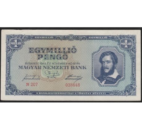 1 000 000 pengo 1945 Madarsko