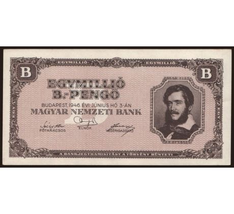 Madarsko 1 000 000 B pengő 1946