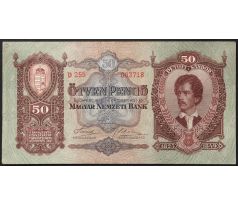 50 pengo 1932 Madarsko