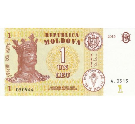 1 leu 2015 Moldavsko
