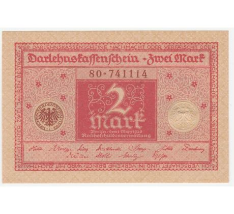 2 marka 1920 Nemecko /02/