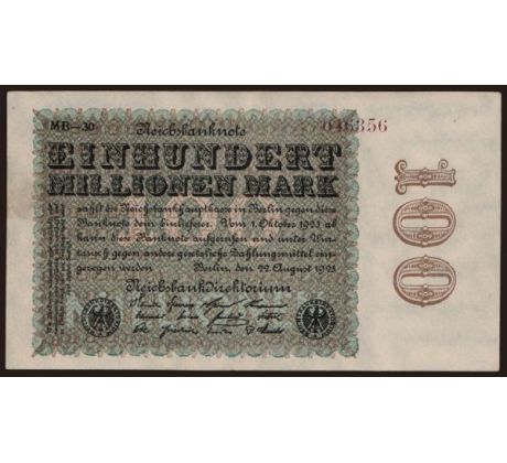 100 000 000 marka 1923 Nemecko /02/
