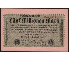 5 000 000 marka 1923 Nemecko