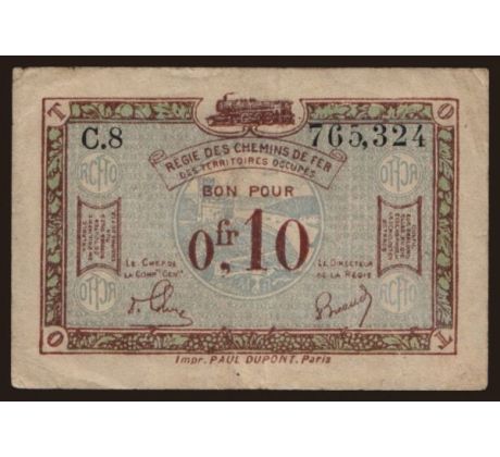 0,1 francs 1923 Nemecko