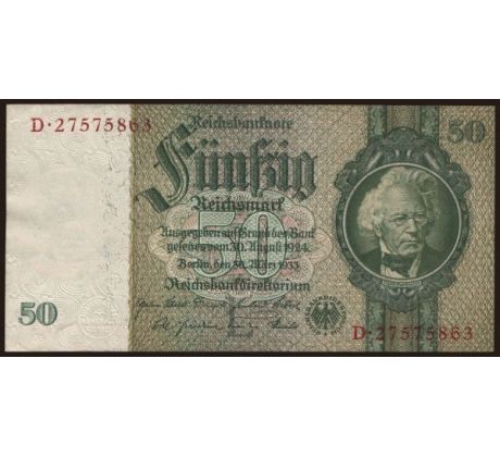 50 reichsmark 1933 Nemecko /02/