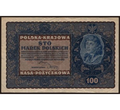 100 marka 1919 Polsko