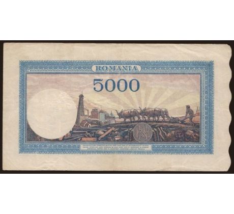 5 000 lei 1943 Rumunsko
