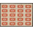 20 x 4,5 rubel 1917 Rusko Irkutsko nerozstrihnutý hárok
