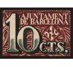10 centims 1937 Barcelona Španielsko