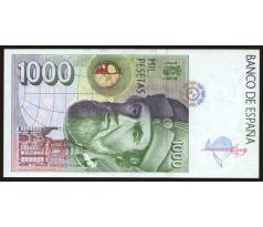 1000 pesetas 1992 Španielsko