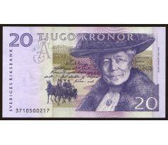 20 kronor 1991-95 Švedsko
