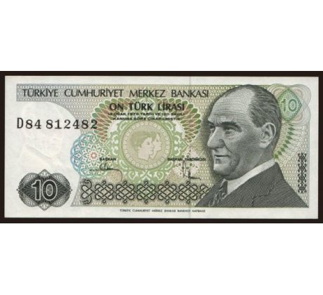 10 líra 1982 Turecko