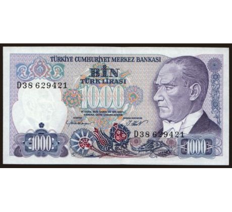 1 000 líra 1983 Turecko