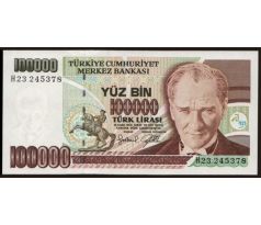 100 000 líra 1996 Turecko