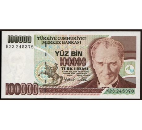 100 000 líra 1996 Turecko