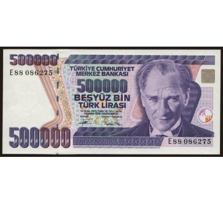 500 000 lira 1993-94 Turecko