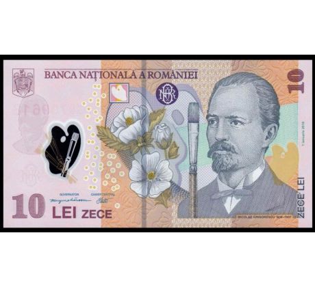 10 lei 2018 Rumunsko polymerová bankovka