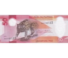 50 piso 2025 Filipíny polymerová bankovka