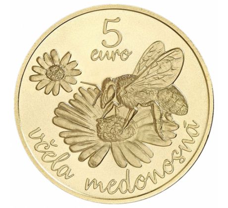 5€ 2021 Včela medonosná