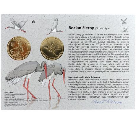 Autorská karta Bocian čierny