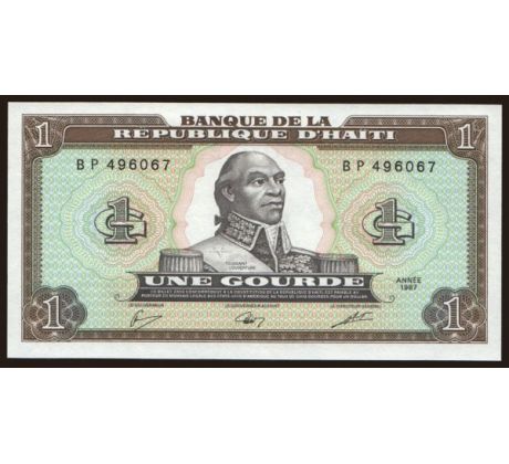 1 gourde 1986-88 Haiti