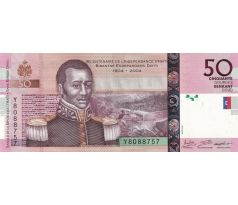 50 gourdes 2004-19 Haiti pamätná bankovka