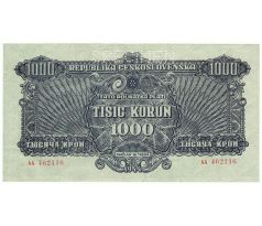 1000 korun 1944 AA specimen