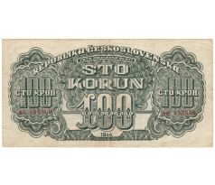 100 koruna 1944 AM neperforovaná