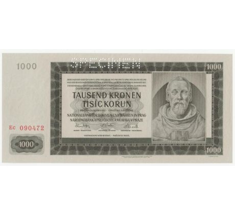 1 000 koruna 1942 Ec specimen