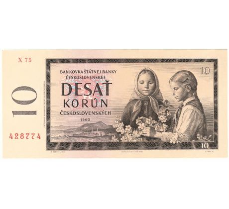 10 kčs 1960 X 75