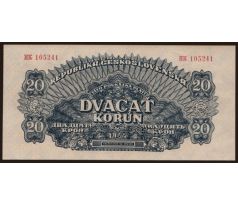 20 koruna 1944 HK specimen