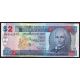 2 dollar 2007-12 Barbados veľké pruhované číslo