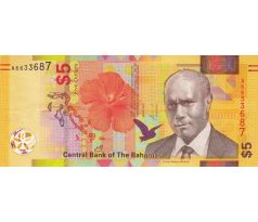 5 dollar 2020 Bahamy
