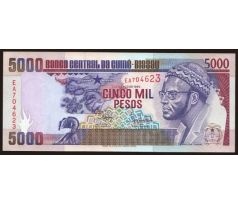 5 000 pesos 1990-93 Guinea Bissau
