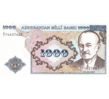 1 000 manat 1993-98 Azerbajdžan