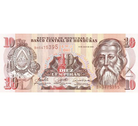 10 lempiras 2001-2010 Honduras