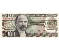 500 pesos 1983-84 Mexiko