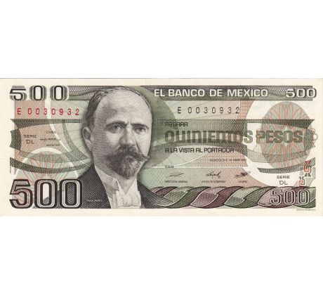 500 pesos 1983-84 Mexiko