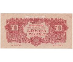 500 koruna 1944 AC Neplatné