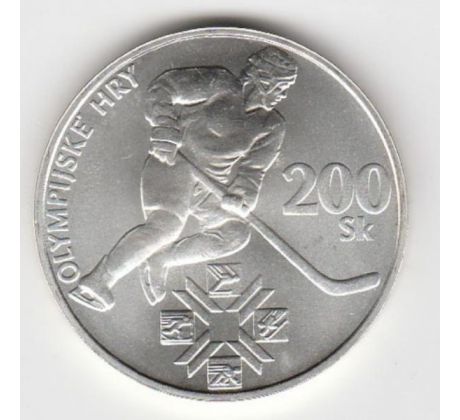 200 Sk 1994 Založenie Medzinárodného olympijského výboru – 100. výročie a prvá účasť SR na olympijských hrách