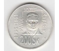 200 sk 1995 Pavol Jozef Šafárik + leták