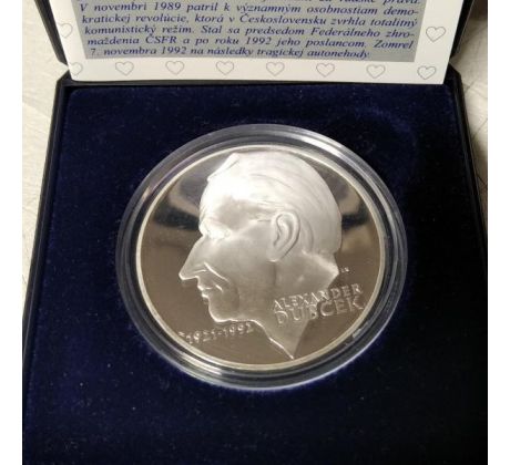 200 Sk 2001 Alexander Dubček s certifikátom PROOF