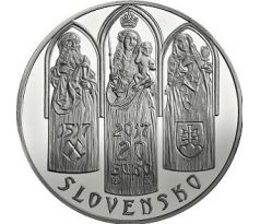 20 € 2017 Pamiatková rezervácia Levoča PROOF