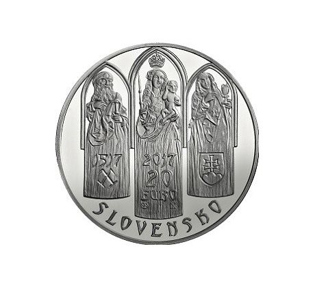 20 € 2017 Pamiatková rezervácia Levoča PROOF