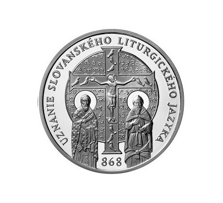 10 € 2018 Uznanie slovanského liturgického jazyka - 1150. výročie PROOF