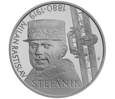 10 € 1919 Milan Rastislav Štefánik PROOF