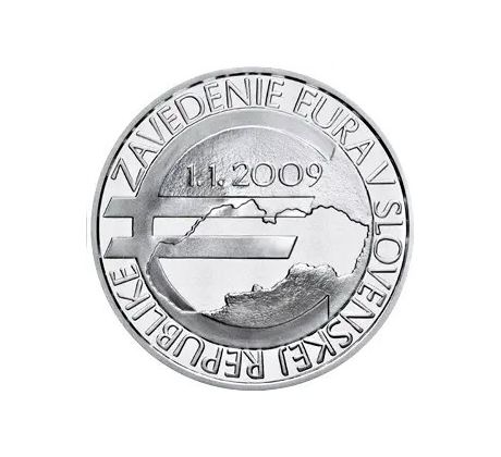 10 € 2019 Zavedenie eura v SR PROOF