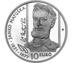 10 € 2021 Janko Matúška PROOF