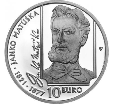 10 € 2021 Janko Matúška PROOF