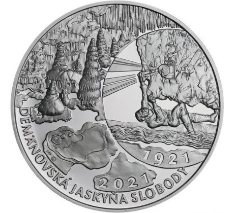 PROOF 20 € 2021 Objavenie Demänovskej jaskyne slobody